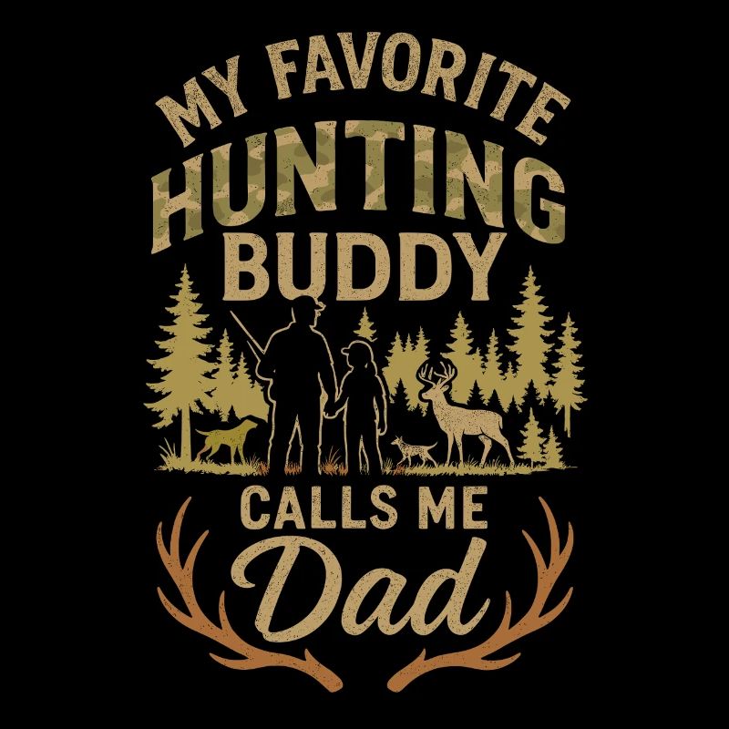 Mon compagnon de chasse préféré m’appelle papa