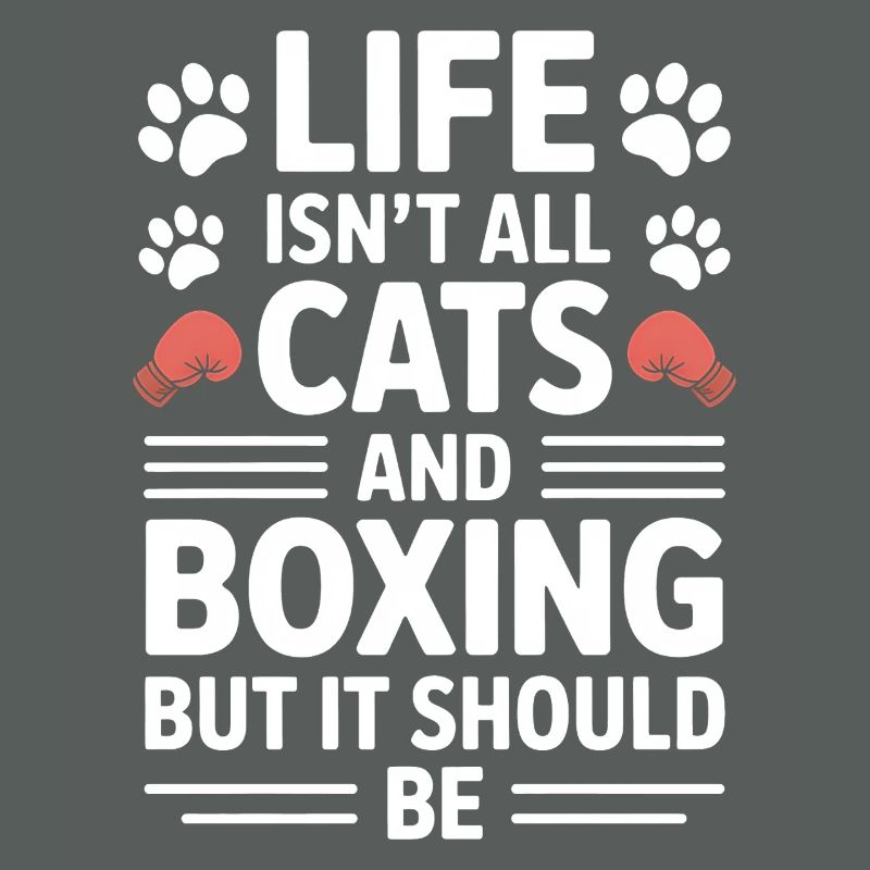 Boxe Dire Chats Boxer Drôle Boxe Cadeau