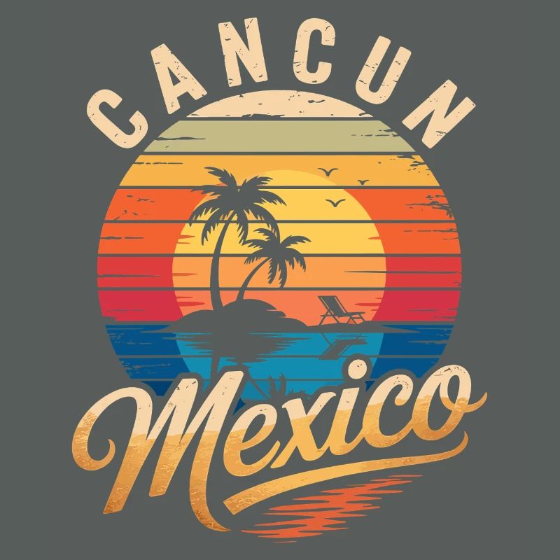 Cancun Retro Beach Sun