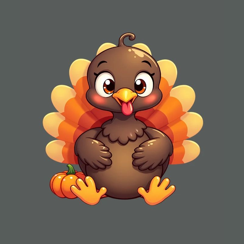Bébé dinde de Thanksgiving