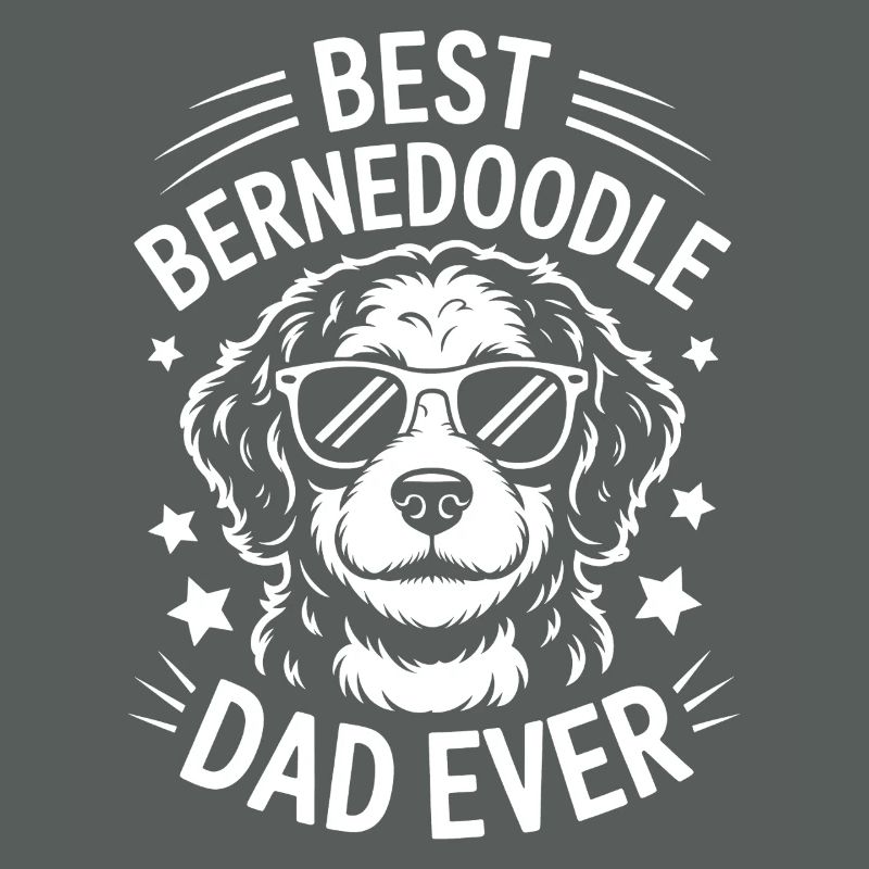 Bernedoodle Spruch Papa Witz Bernedoodle Geschenk
