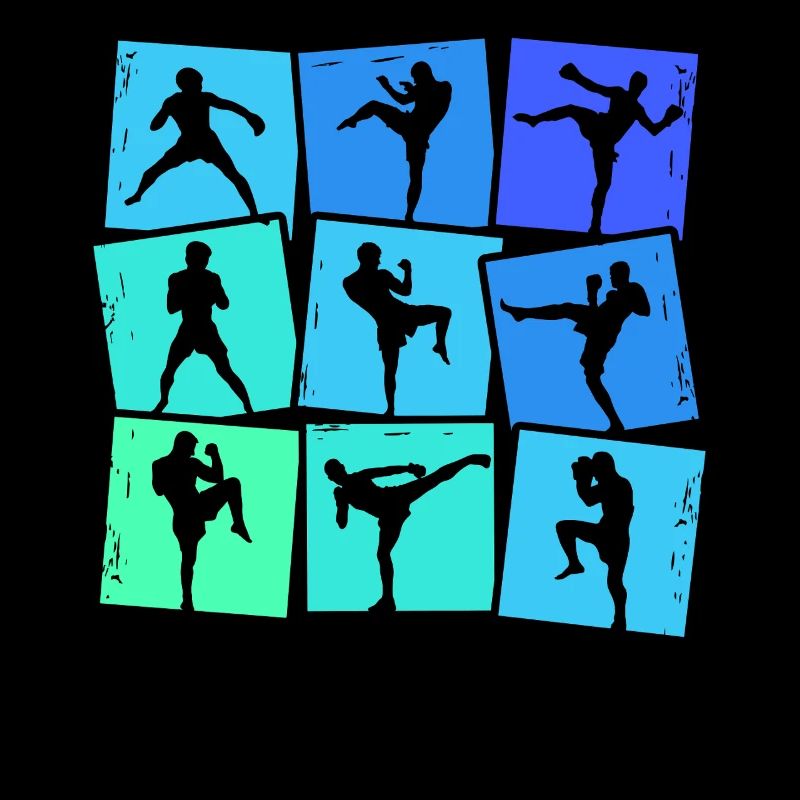 Kickboxen Kickboxer Muay Thai Jungen Kinder