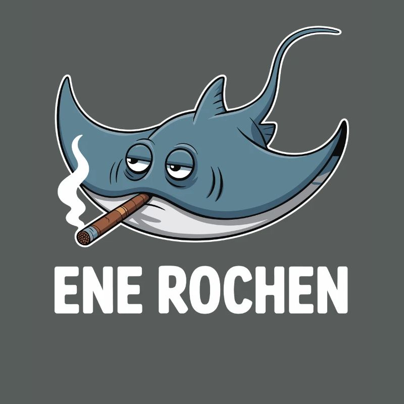 Ene Rochen Raucher Spruch Zigarette Kippe Rauchen