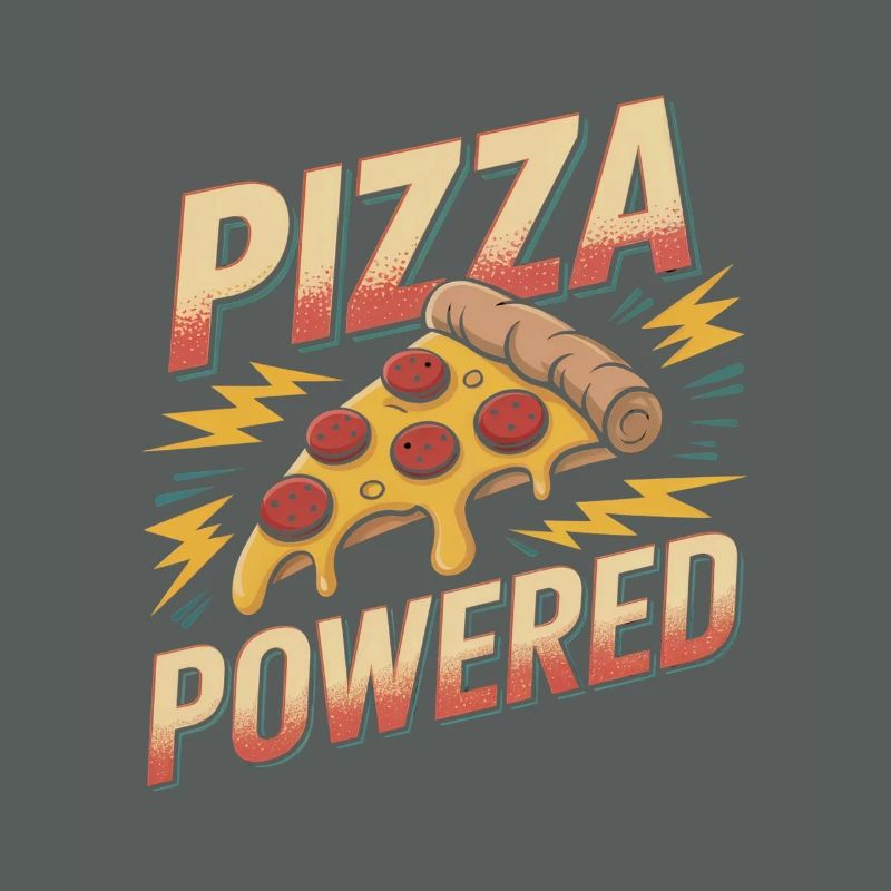 Pizza Powered - Retro Pizza