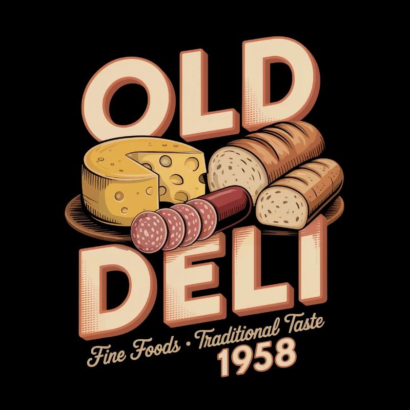 Vintage Feinkost Werbung