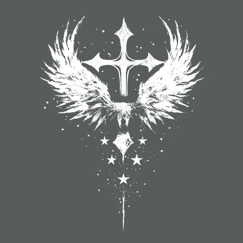 Croix Gothique Ange Emo