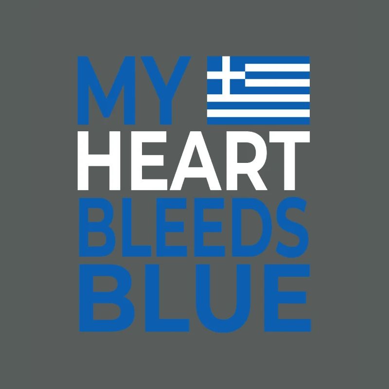 Mon cœur saigne bleu Grèce