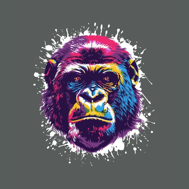 Gorilla Pop Art Monkey Monkey