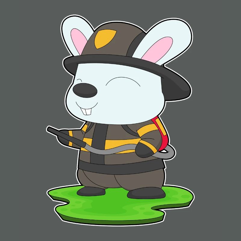 Pompiers Rabbit Extincteur Brigade