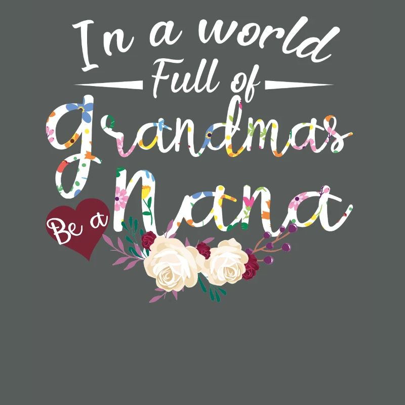Nana-Blumenhemd Geschenk zum Muttertag der Großmutter