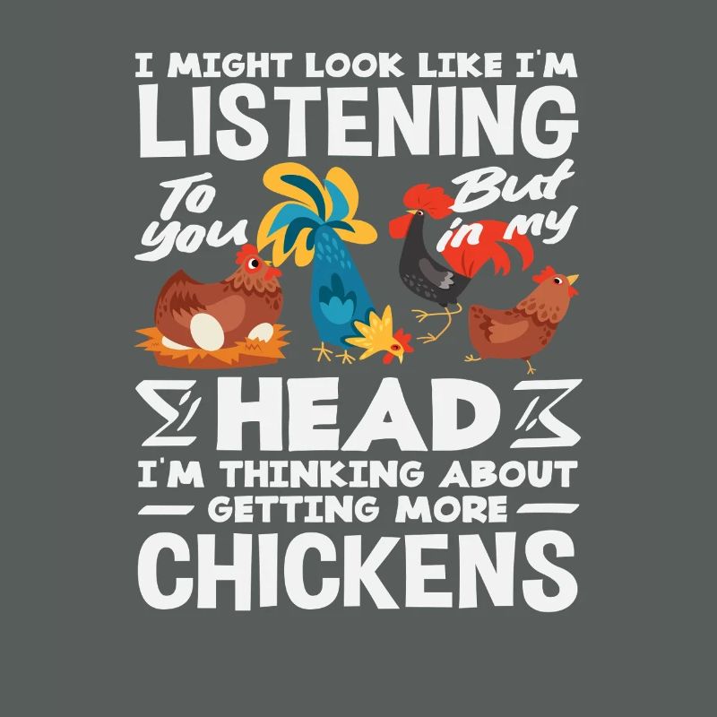 Je pense à plus de poulets. Drôle.