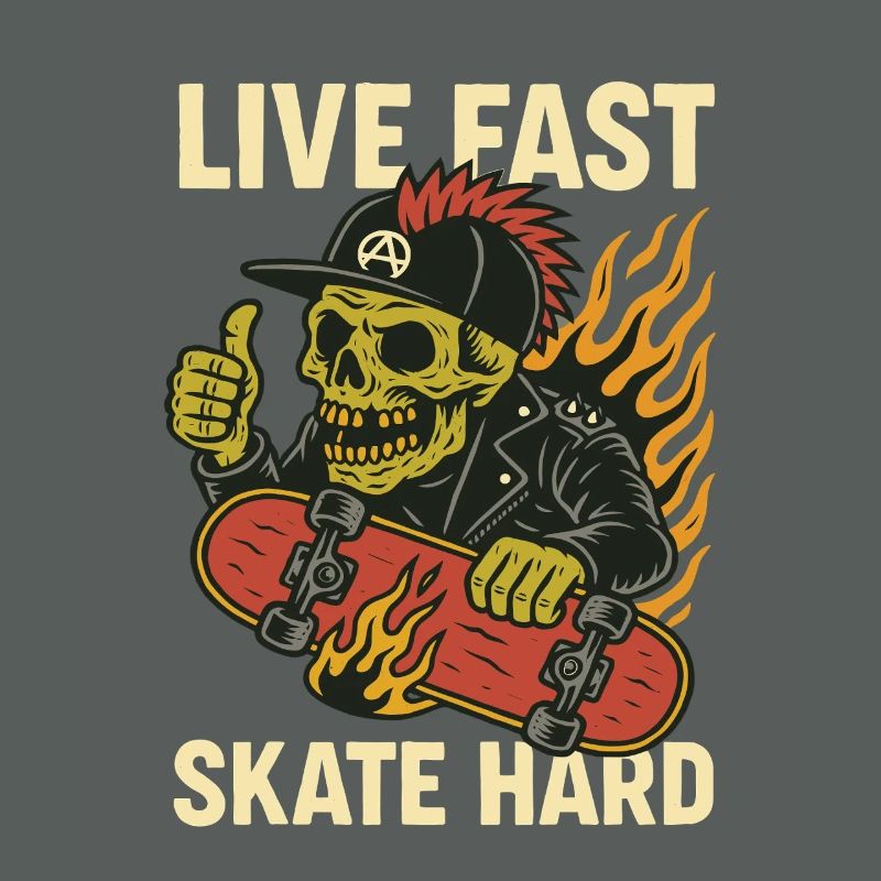Live Quick Skate Hard Skull