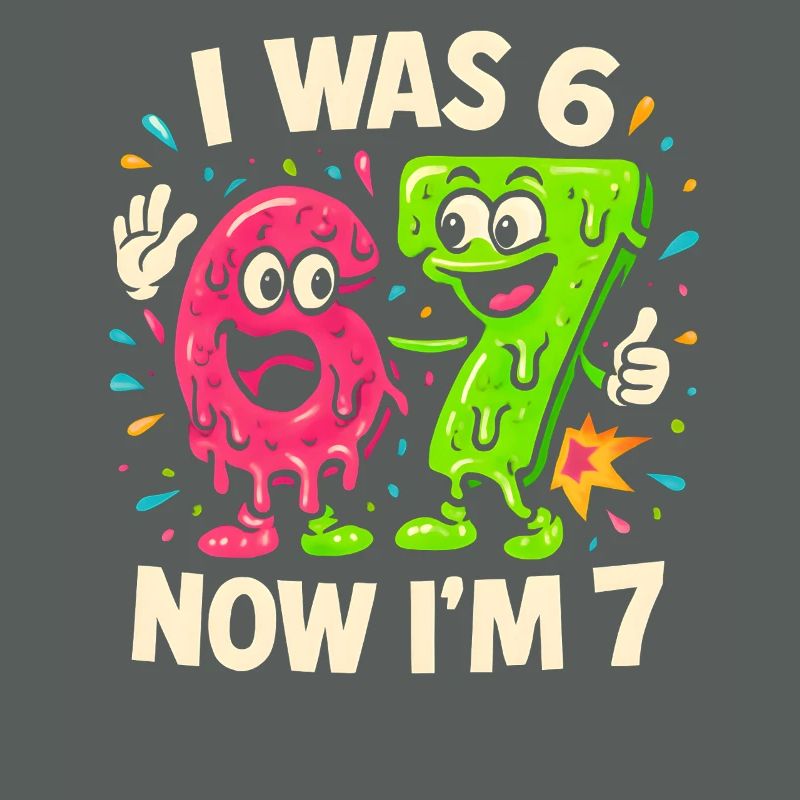 7. Geburtstag Kinder 67 Meme Humor Geschenkidee
