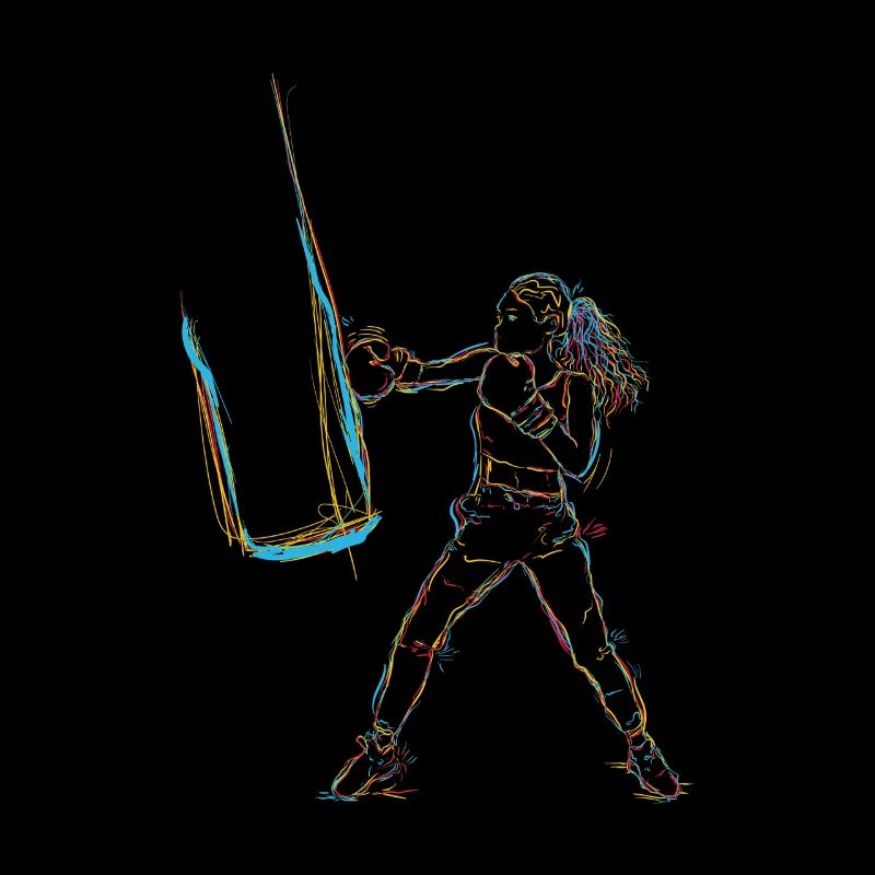 Dessin de boxeur