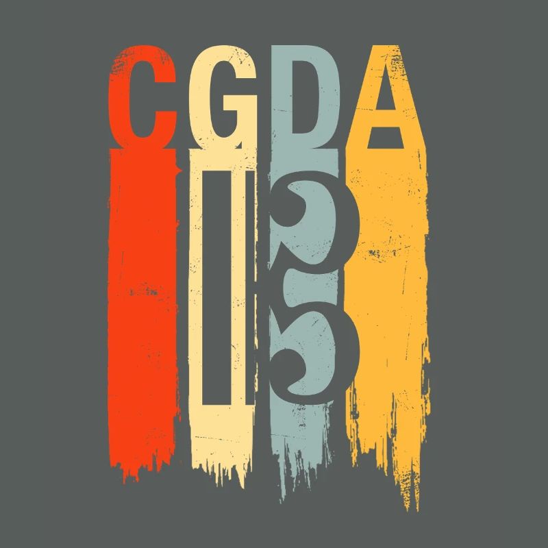 CGDA viola tuning string musician retro