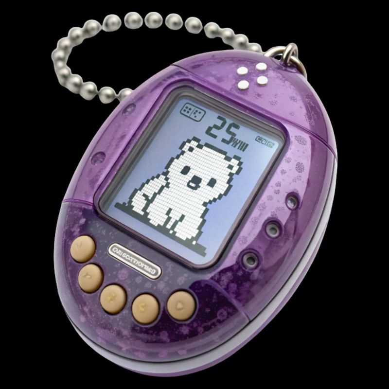 Niedlicher Pixel-Katzenwecker