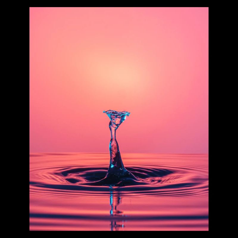 Éclaboussure abstraite liquide