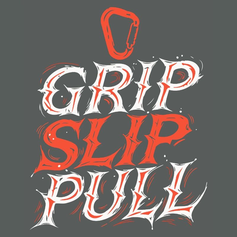 Grip Slip Pullover Dynamische Typografie