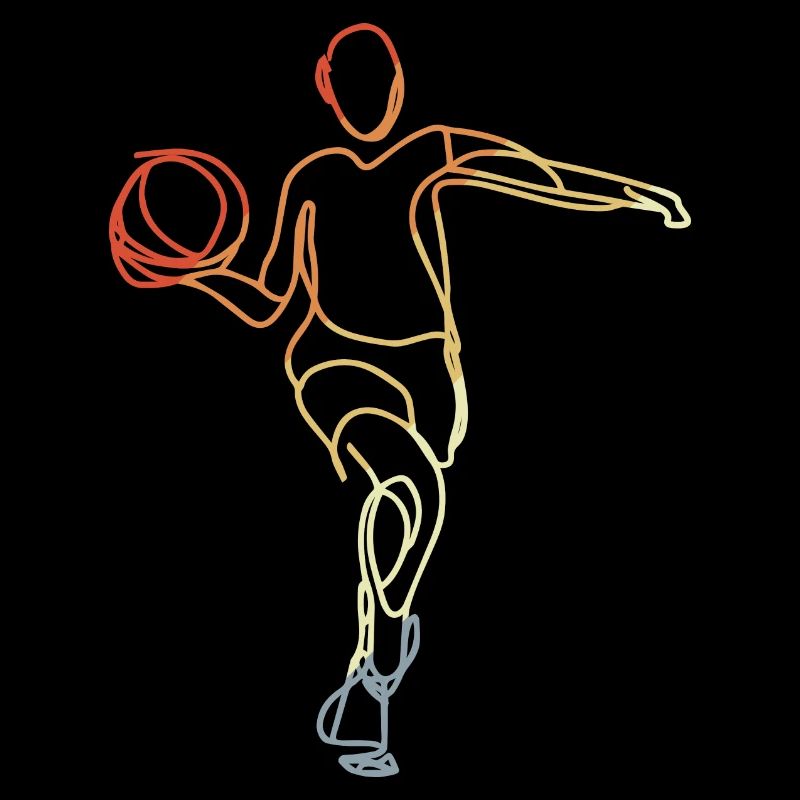 Basketball Player Vintage
