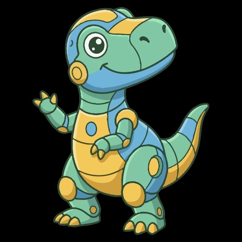 Robo-Dino Coloré