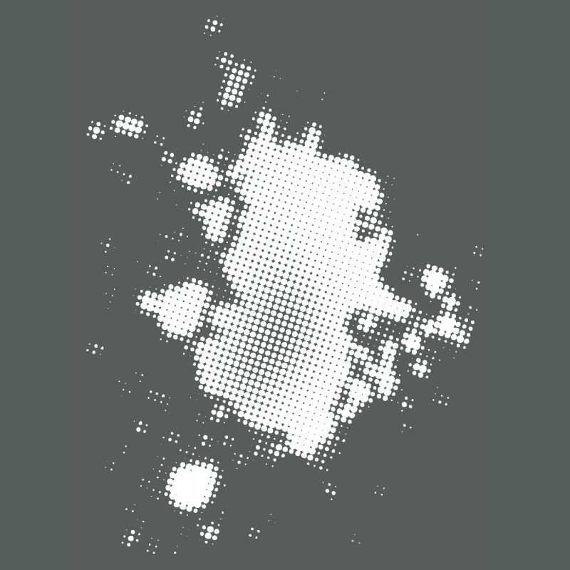 Flash, Dots Background Asymmetrical | rasterized