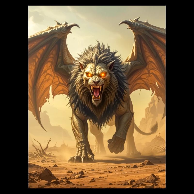 Egyptian Sphinx, lion body