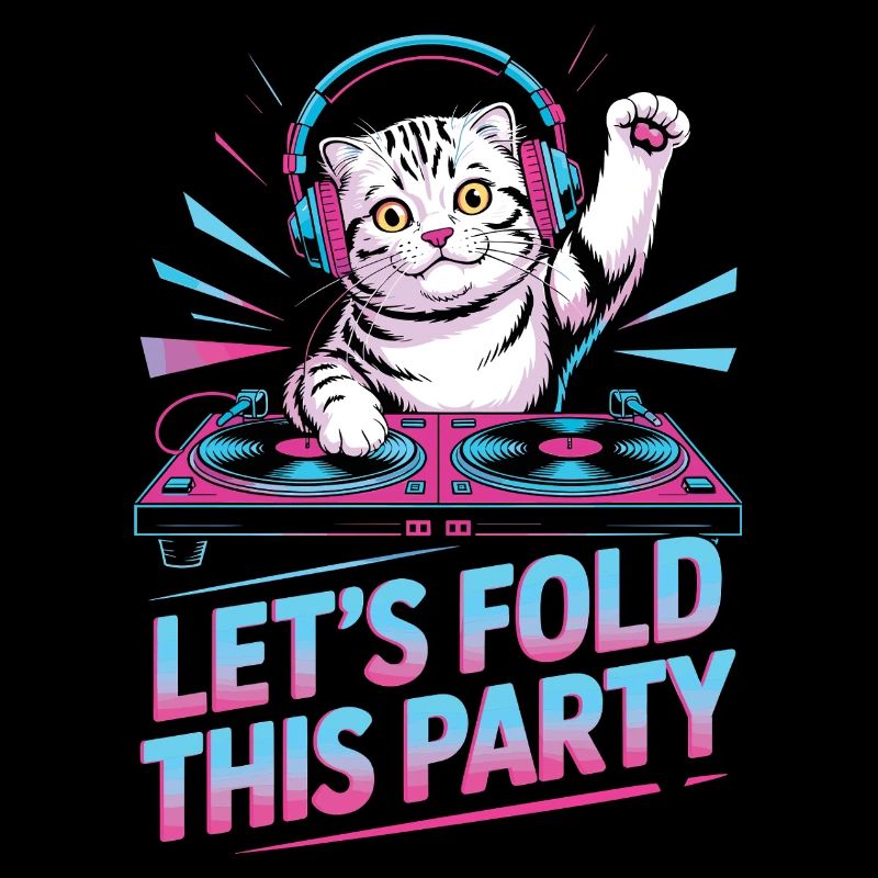 DJ Humor Tier Schottisch Fold Chat