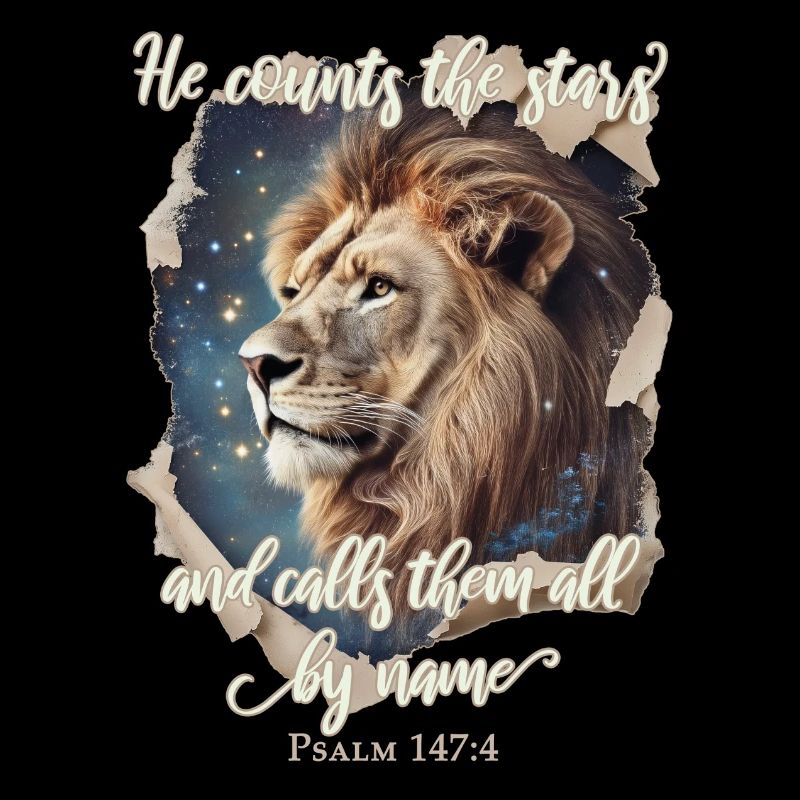 Löwe Bibelvers Christlich