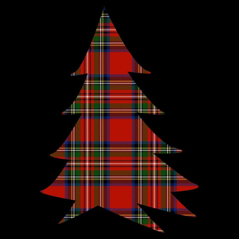 Scottish Red Tartan Tree