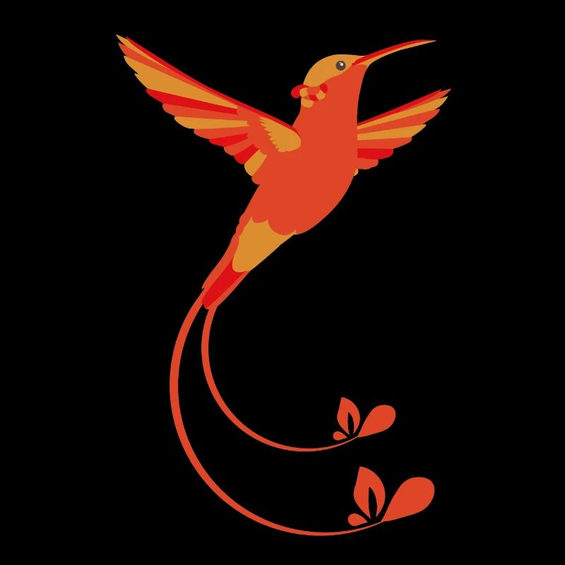 Fire colors Hummingbird