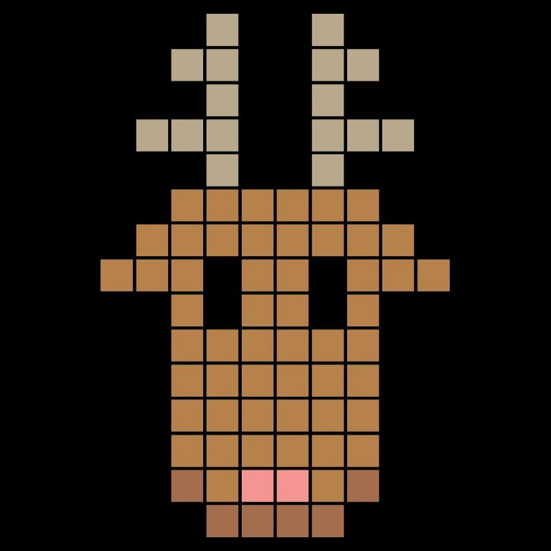 pixel reindeer