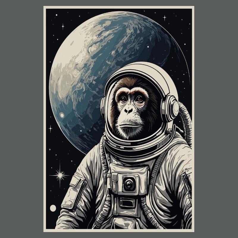 Singe astronaute