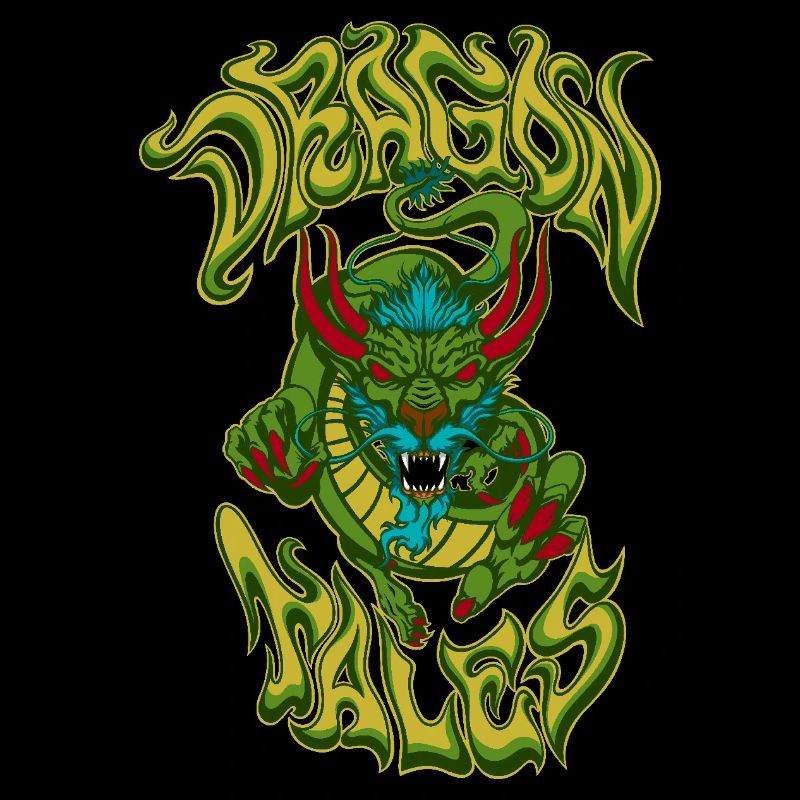 Dragon Tales – Mythical Eastern Dragon Artwork