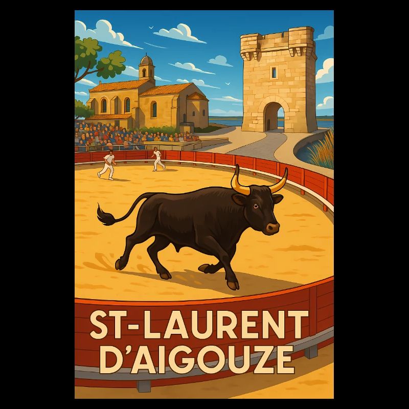 Course de Taureau à Saint-Laurent d'Aigouze