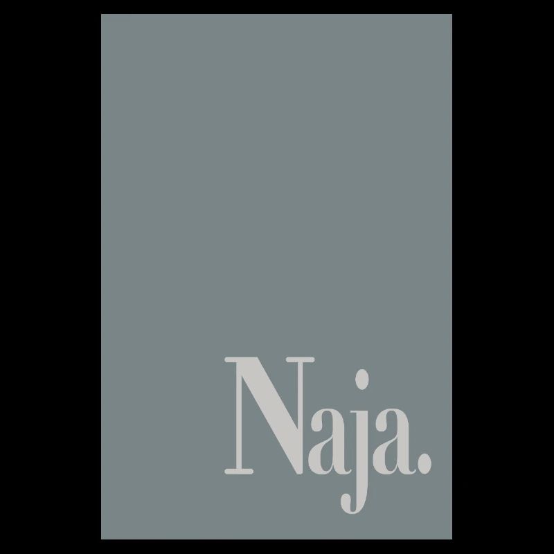 Affiche typographique : Eh bien.