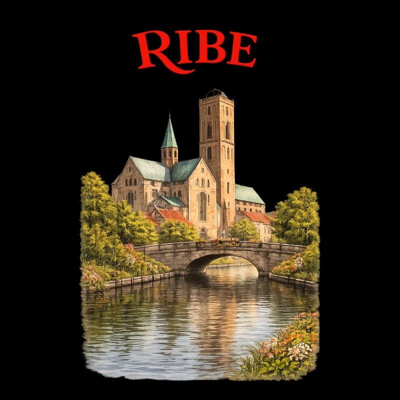 Ribe, la plus ancienne ville du Danemark, souvenir souvenir