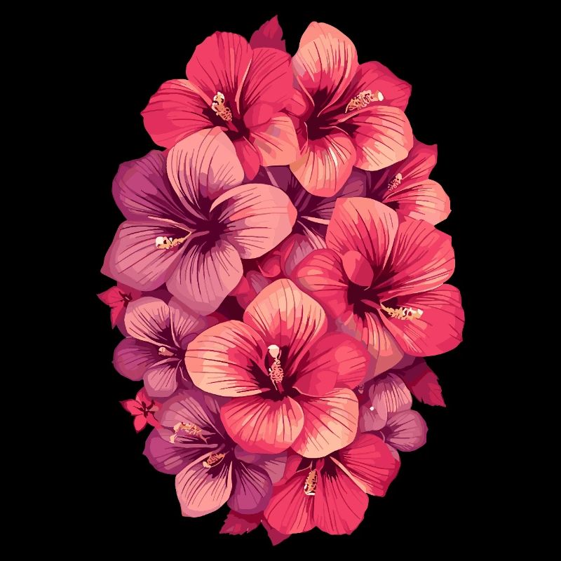 Hibiskus Farbexplosion