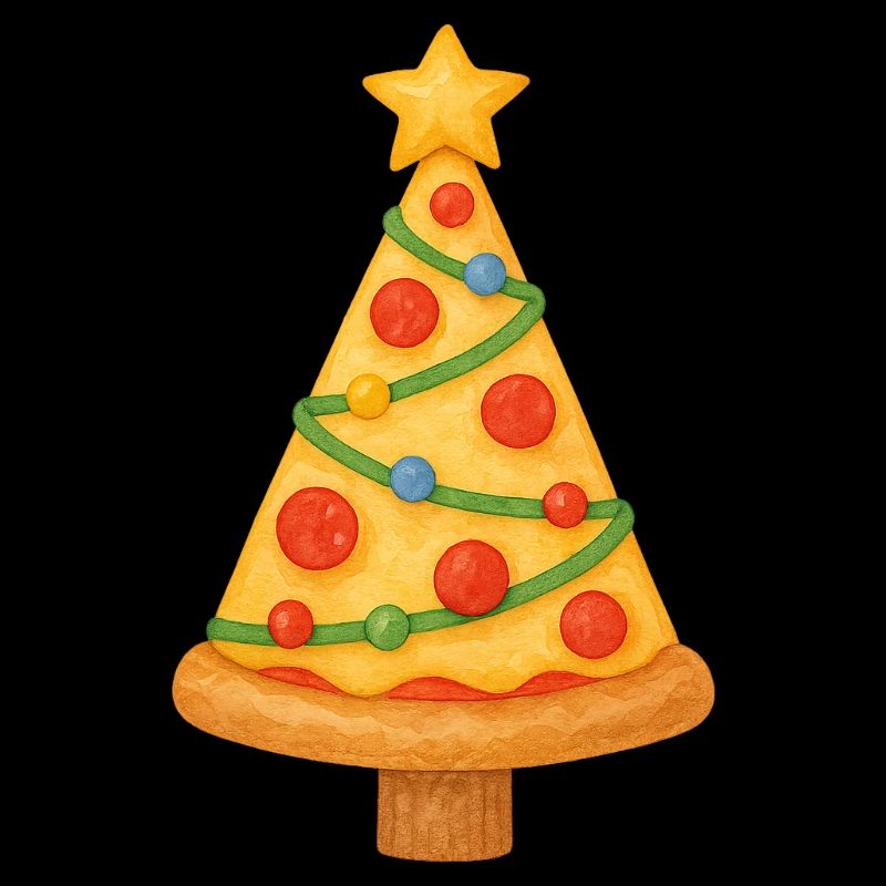 Pizza-Tannenbaum