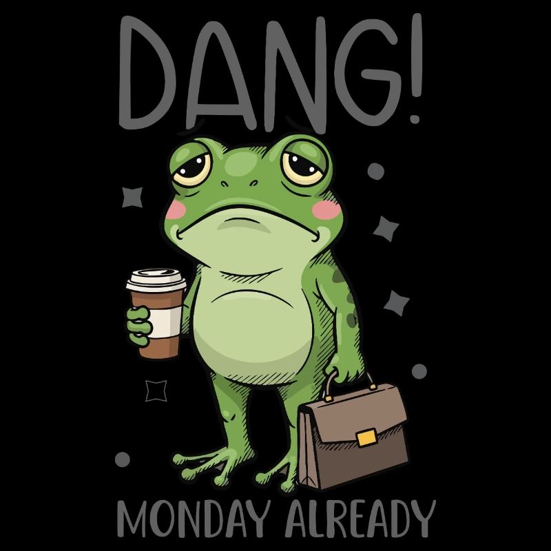 Frog tired on Monday