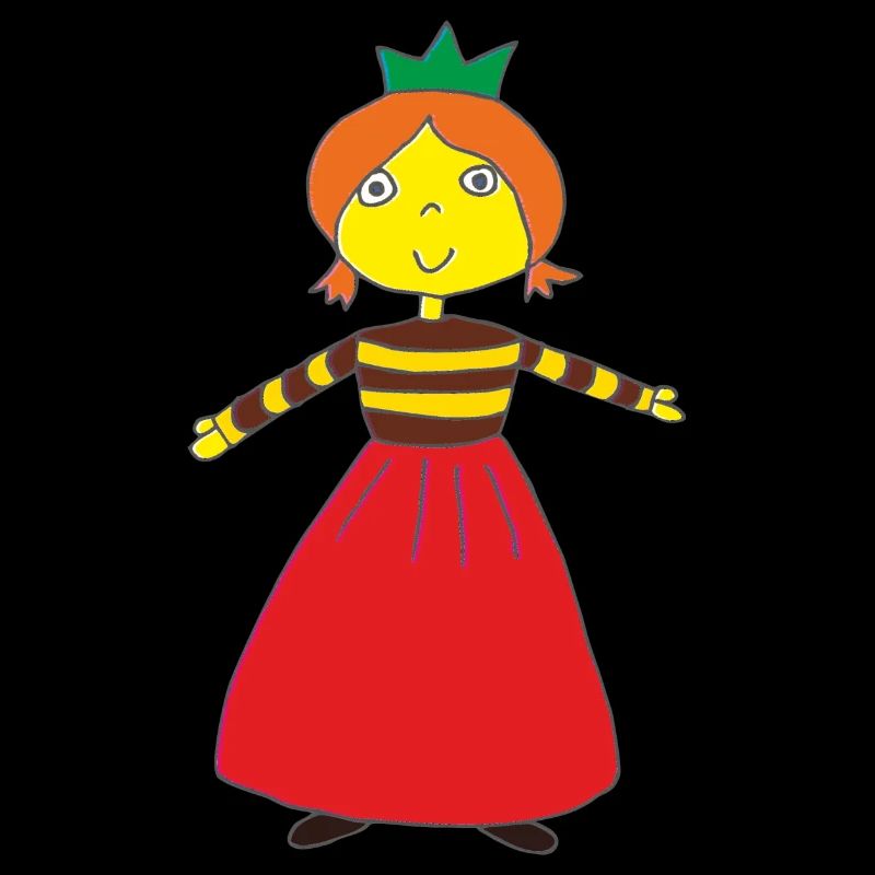 Petite princesse colorée