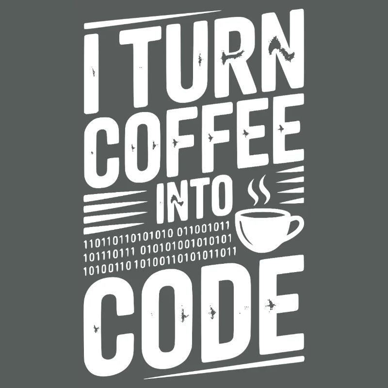 Je transforme le café en code