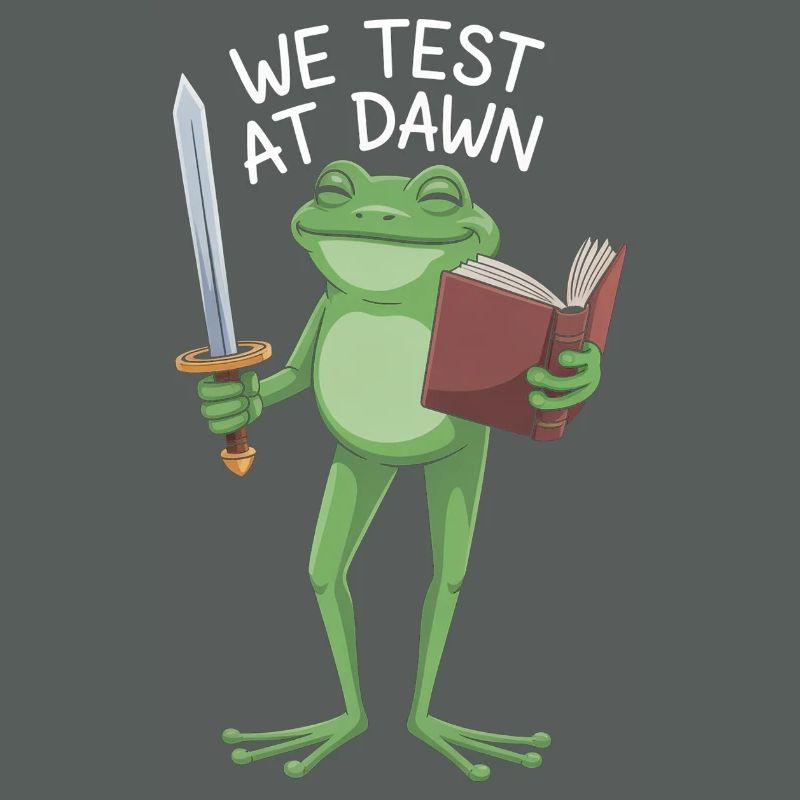Grenouille de Test de l’Aube : Épée & Parchemin