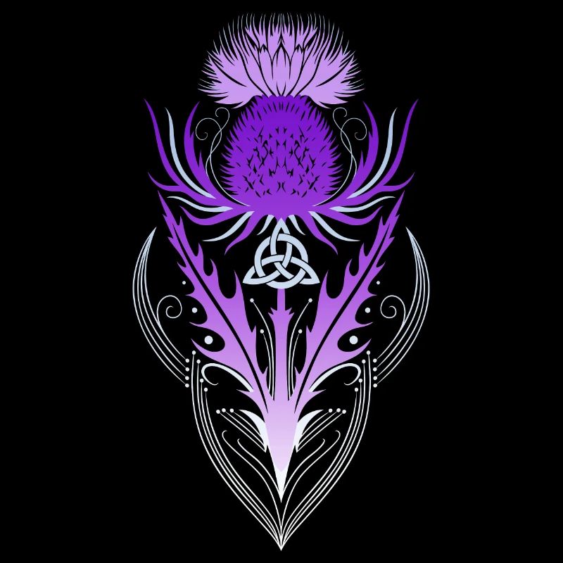 Distel mit Triquetra