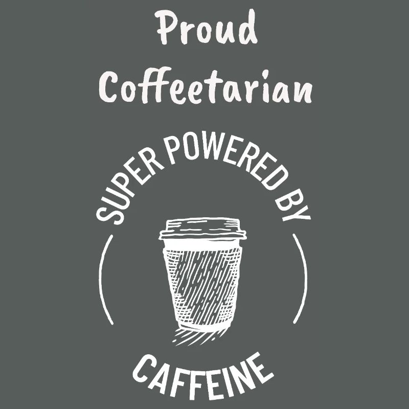 Stolzes Coffeetarian Rundes Abzeichen