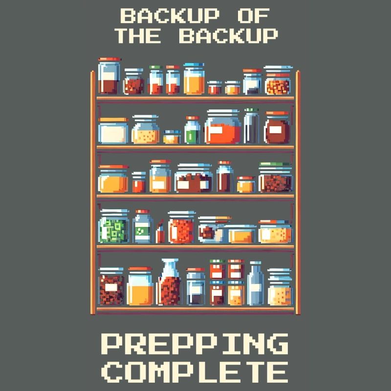Backup des Backups | Prepping Humor