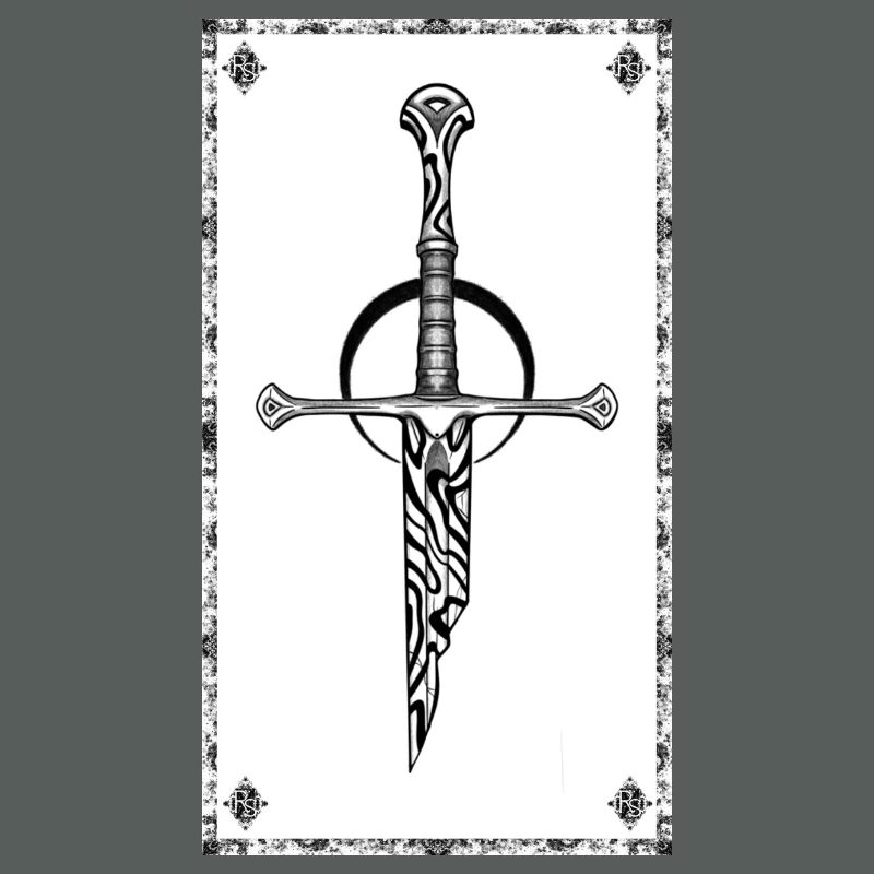Gothic Zebra Sword
