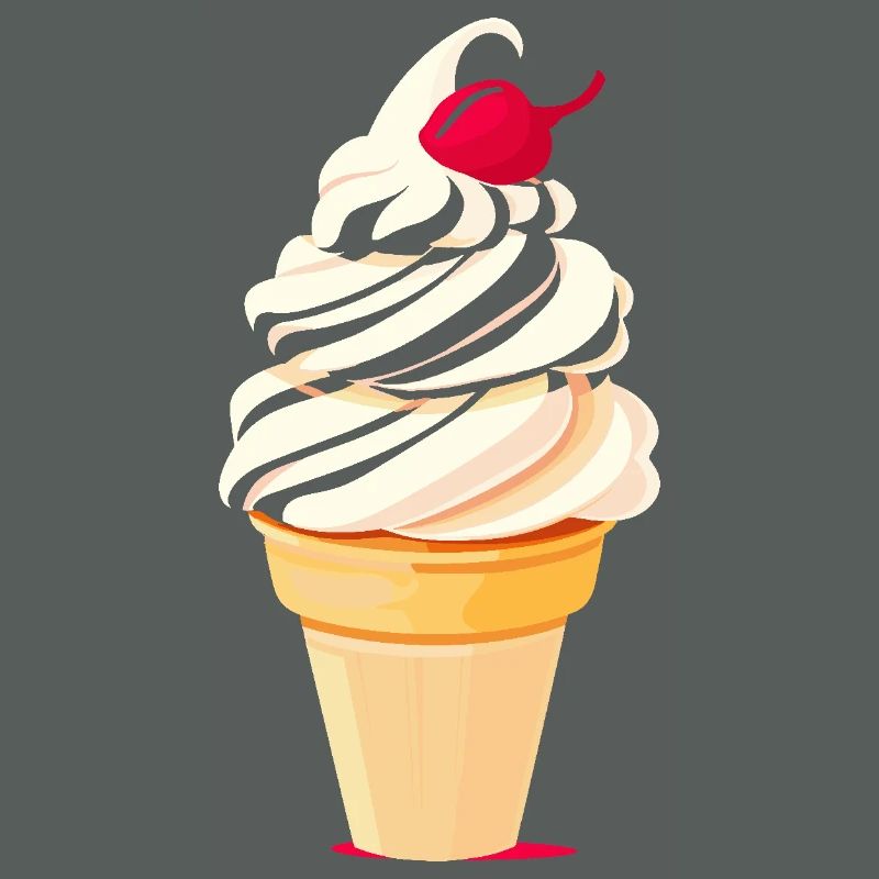 Cornet de crème glacée Artwork