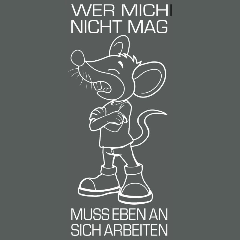 Mouse with work ethic funny saying