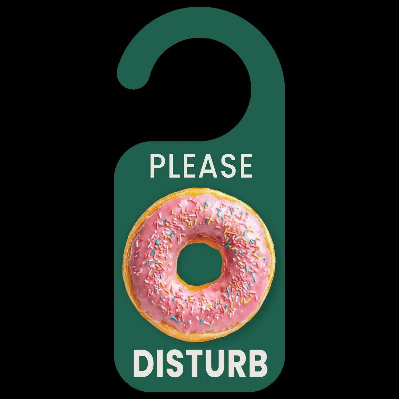 Please Donut Disturb Lustiger Donut Spruch