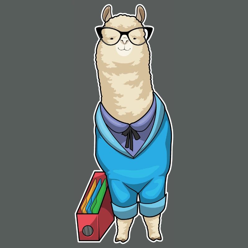 Alpaca Secretary Folder Office